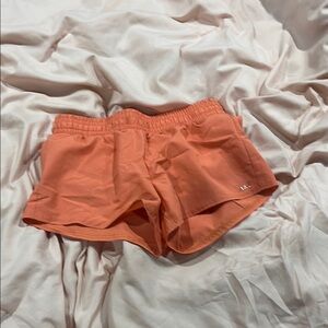 Abercrombie & Fitch Orange Relaxed-Fit Shorts